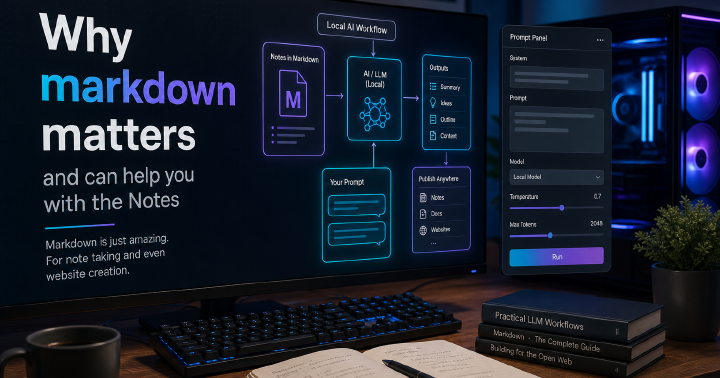 Markdown note taking tools