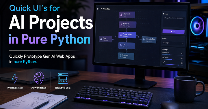 Frameworks to create quick UI with Python