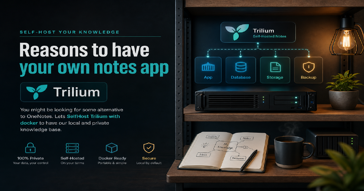 How to Setup Trilium notes with Docker