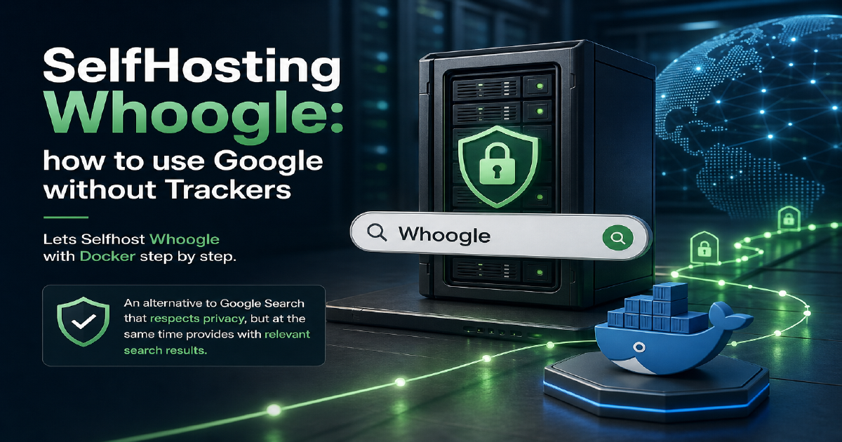Whoogle with Docker - Open Source alternative to Google