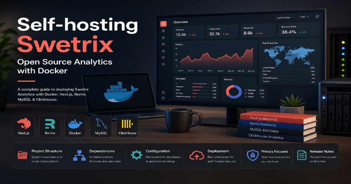 Setting Up Swetrix with docker